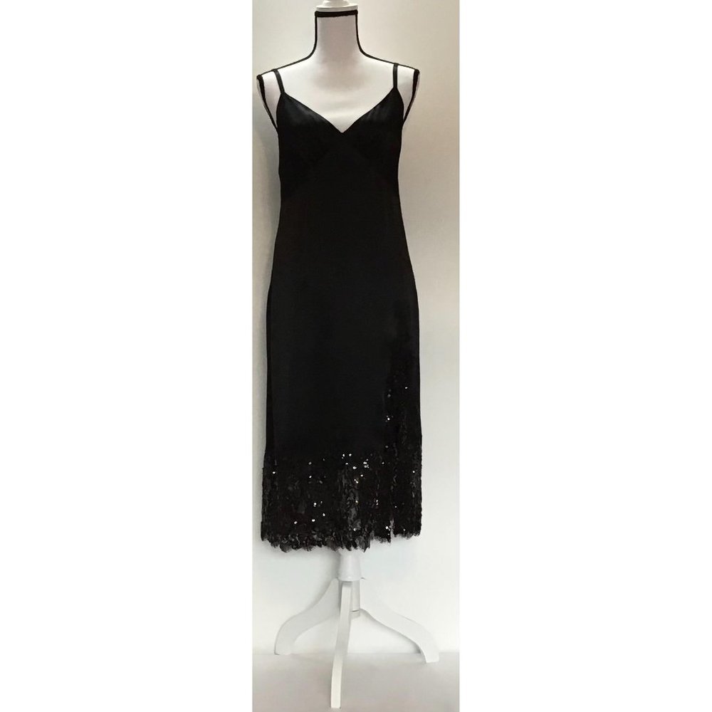 Michael Michael Kors Sateen  Sequenced Lace Midi D - Picture 2 of 13